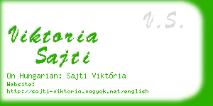 viktoria sajti business card