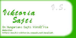 viktoria sajti business card